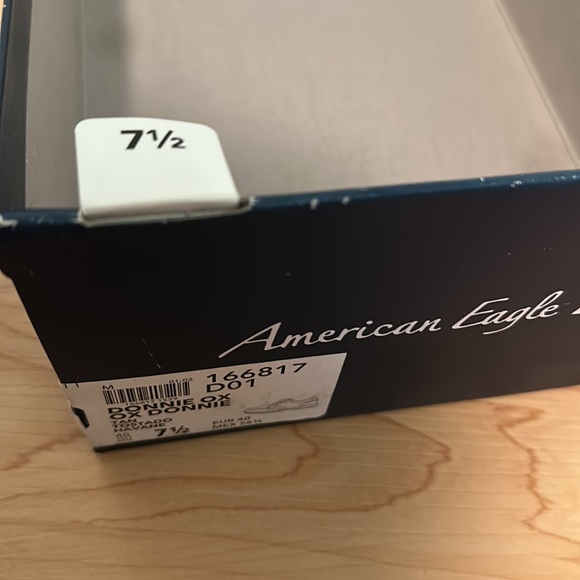 American Eagle Donnie Ox canvas lace-up shoes size 7 1/2 - Picture 5 of 8